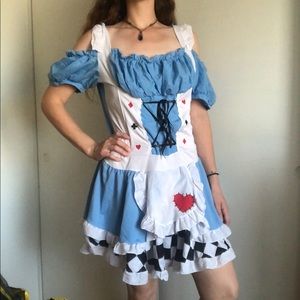 Alice in Wonderland Costume Dress